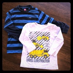 Quicksilver and Jumping Beans shirts size 2T